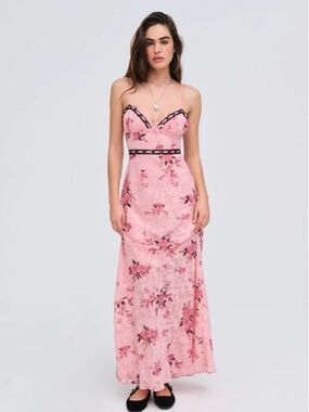 For Love and Lemons Guinevere Maxi Dress, M